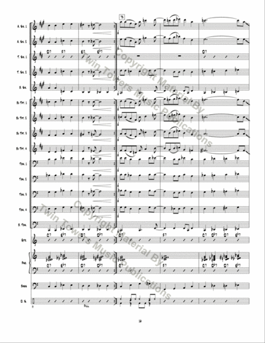 Super 20 Stomp Super 20 Stomp Jazz Ensemble scores gallery preview page 17