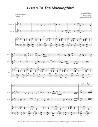 Listen To The Mockingbird (Duet for Soprano and Tenor Saxophone)