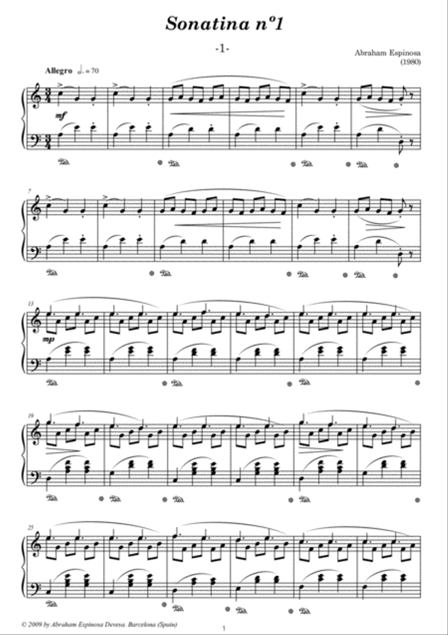 5 sonatinas para piano image number null