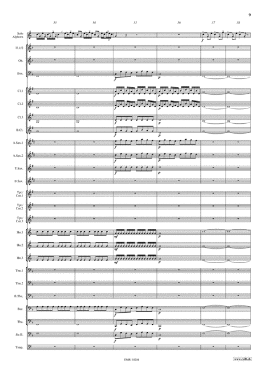 Sinfonia Pastorella Sinfonia Pastorella Concert Band scores gallery preview page 10