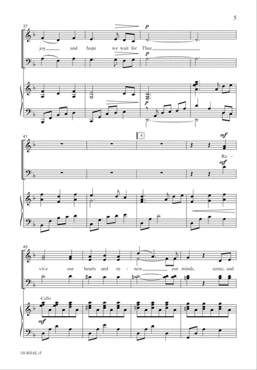 We Wait for Thee 4-Part scores gallery preview page 6