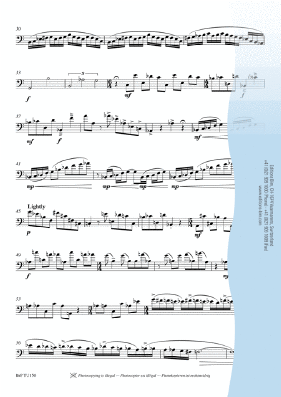 Cascades Euphonium scores gallery preview page 3