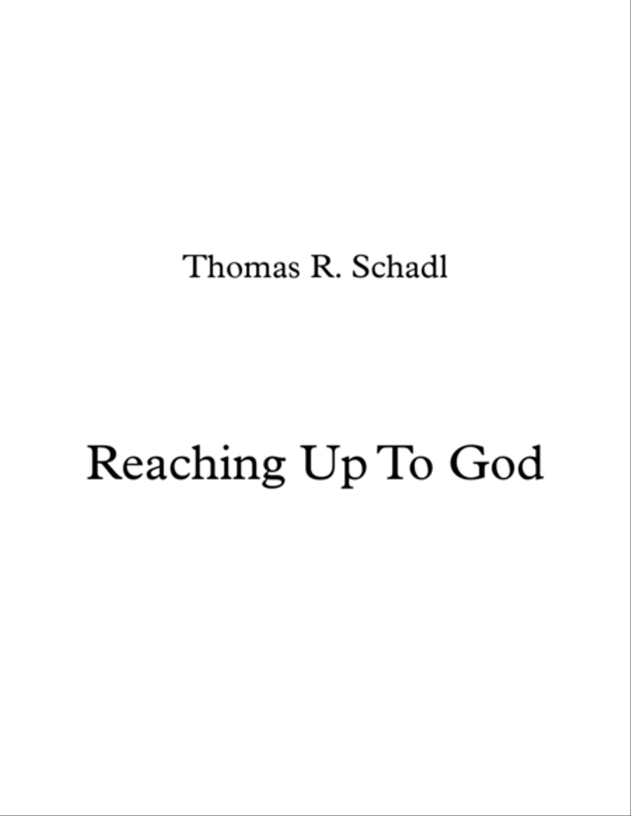 Reaching Up To God Reaching Up To God Organ Solo scores gallery preview page 1