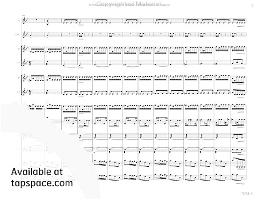 Midsummer Night's Dream, A: Scherzo Percussion Ensemble scores gallery preview page 14