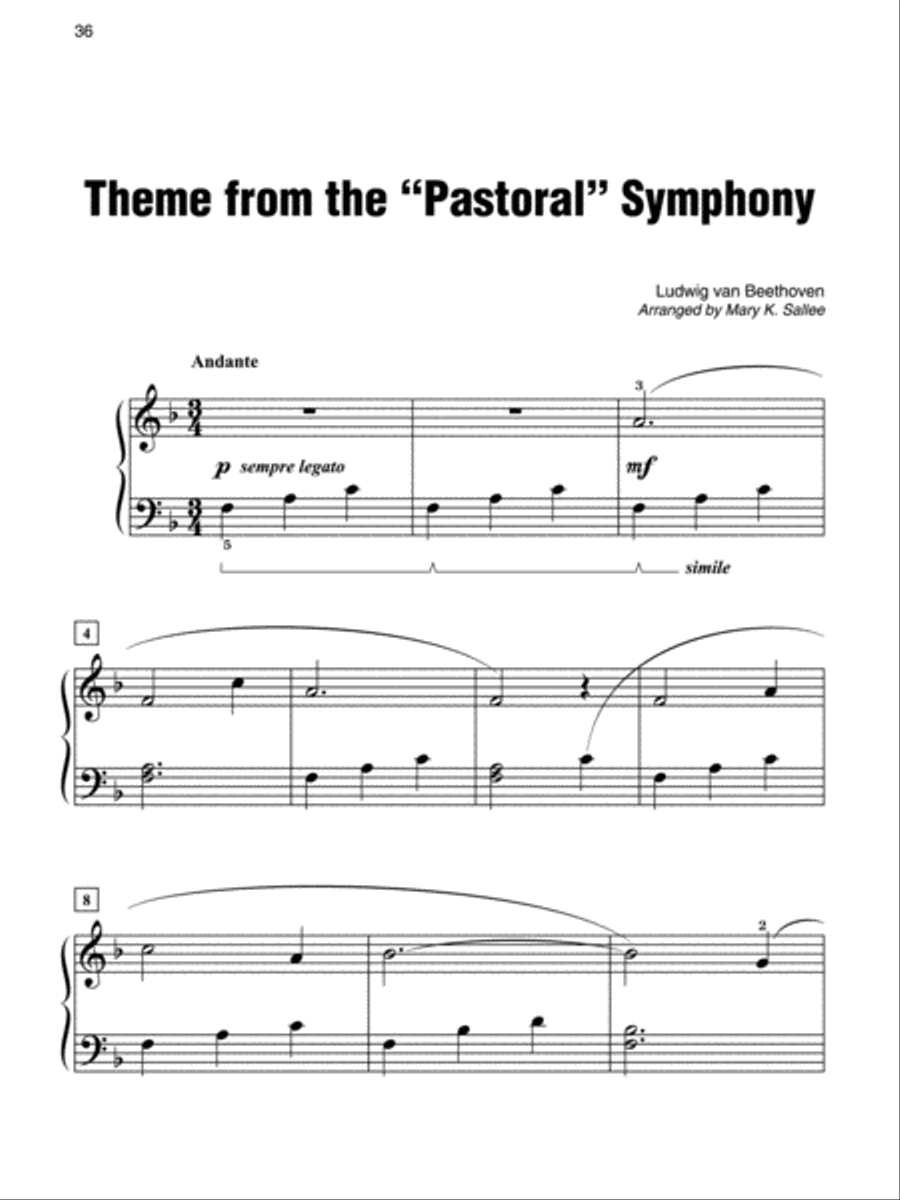 Simply Classical Easy Piano scores gallery preview page 3