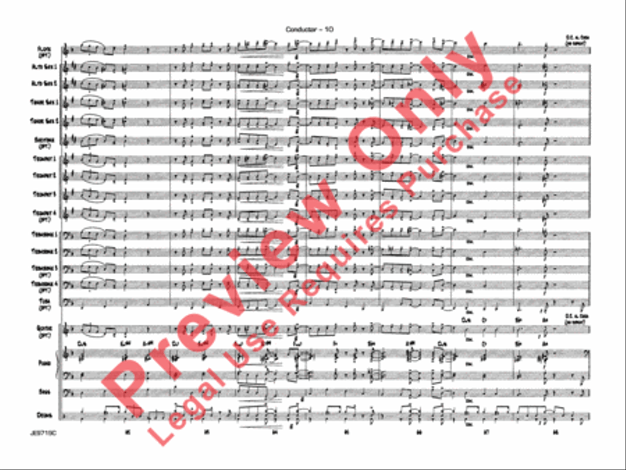 Summertime (from Porgy and Bess) Jazz Ensemble scores gallery preview page 13
