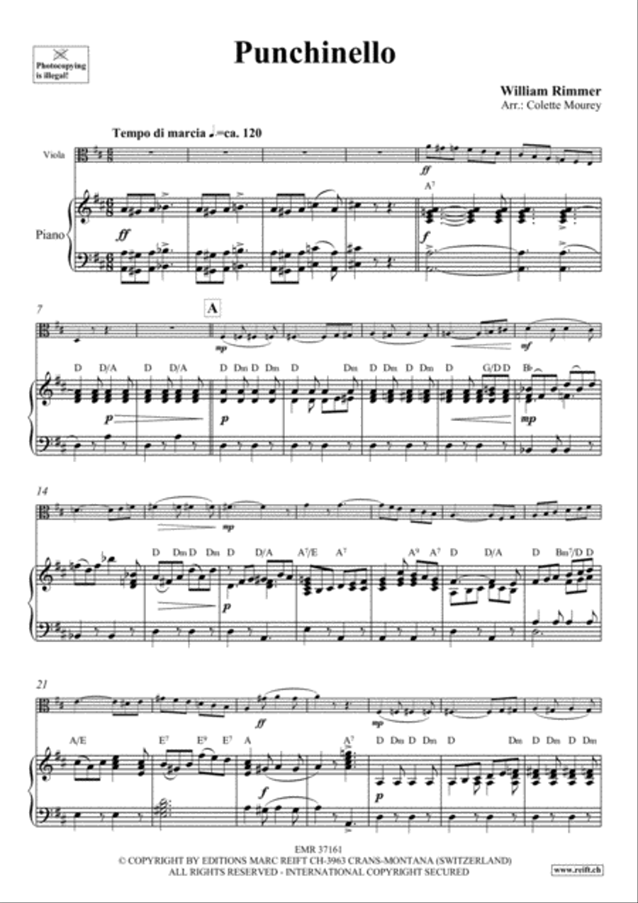 Punchinello Viola scores gallery preview page 4