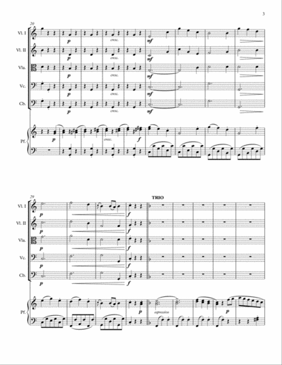 Sonatina I (Minuetto) Sonatina I (Minuetto) String Orchestra scores gallery preview page 3