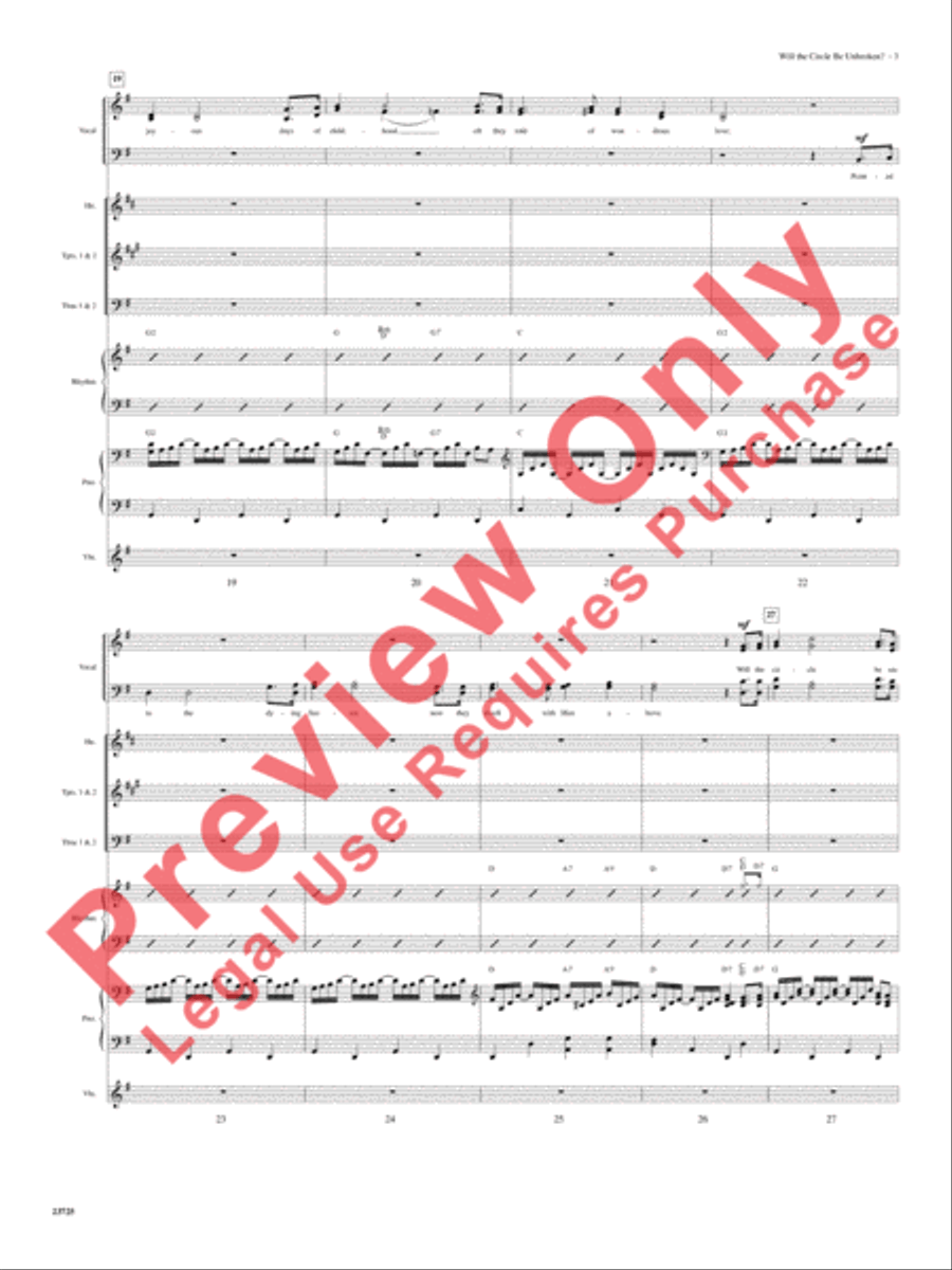 Will the Circle Be Unbroken? Choir scores gallery preview page 4