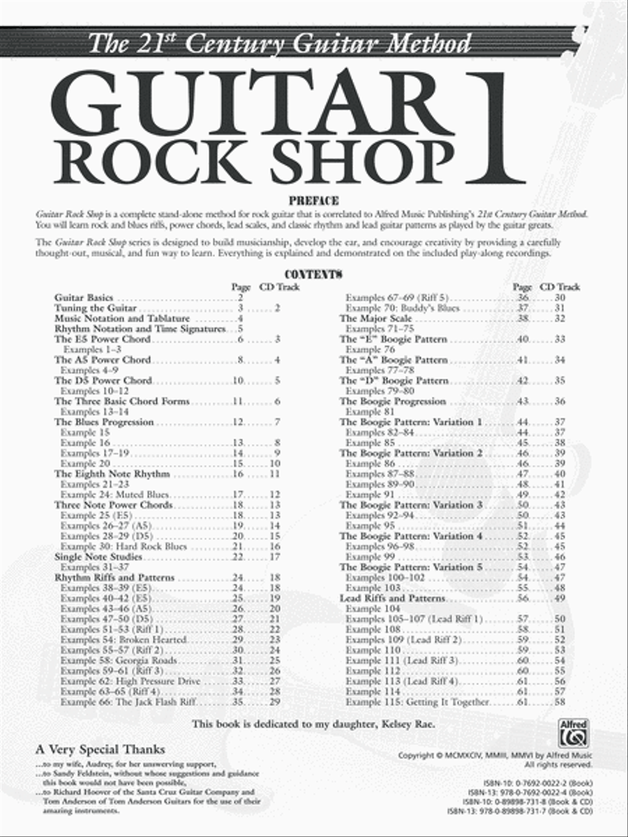 Belwin's 21st Century Guitar Rock Shop 1 Guitar scores gallery preview page 2