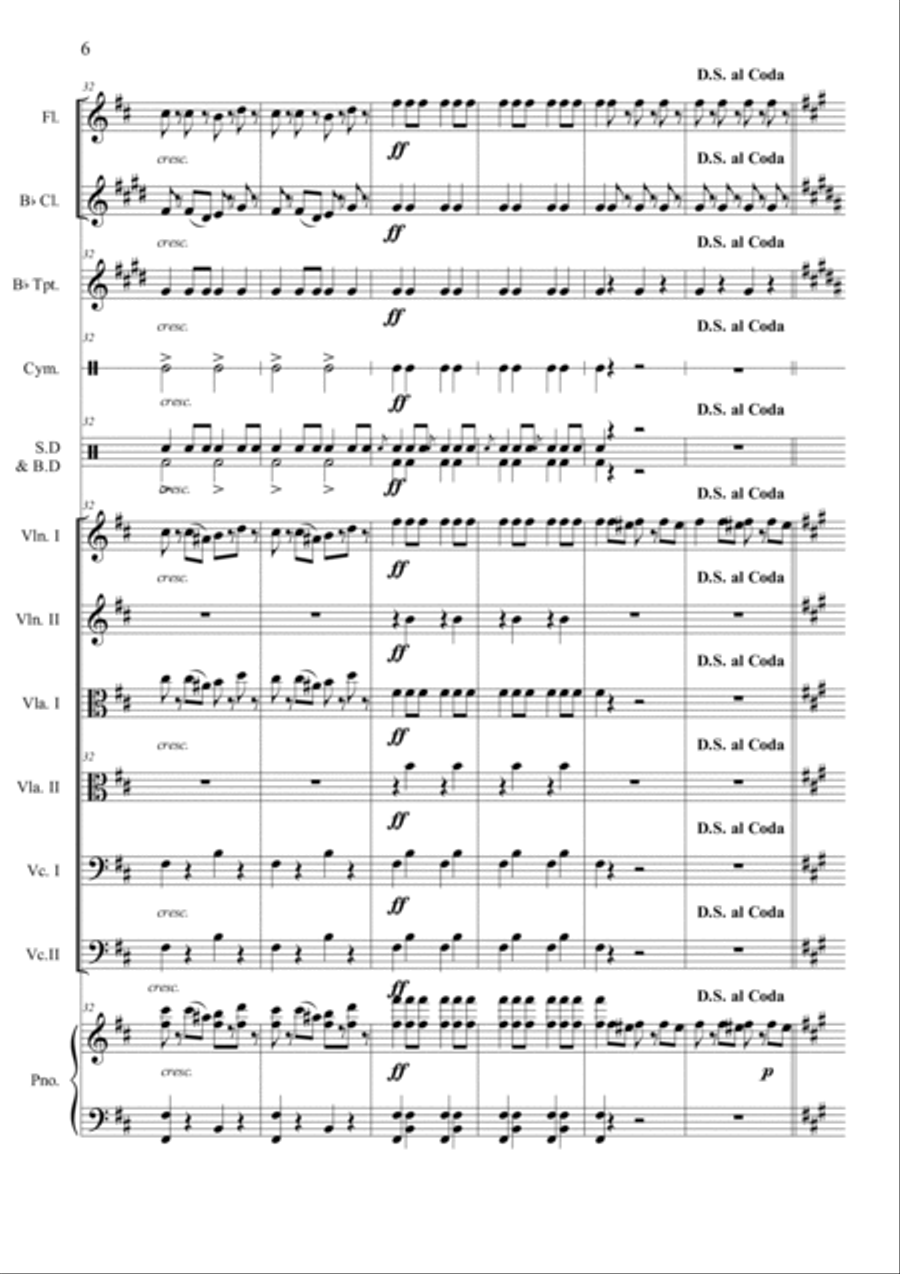 Radetzky Marsch Orchestra scores gallery preview page 6