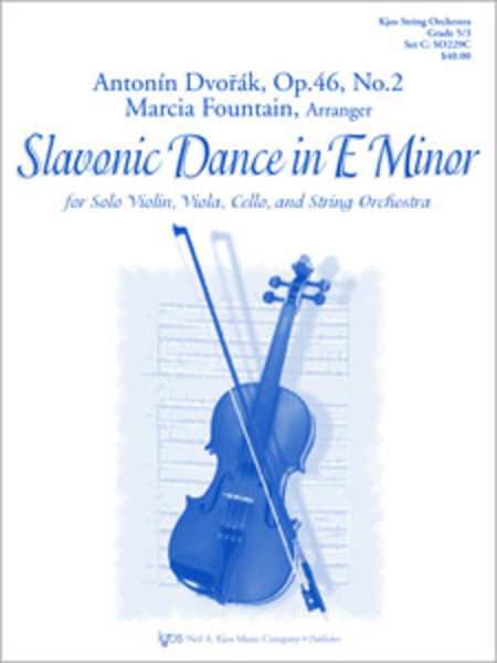 Slavonic Dance in E Minor For Solo Violin, Viola, Cello and String Orchestra