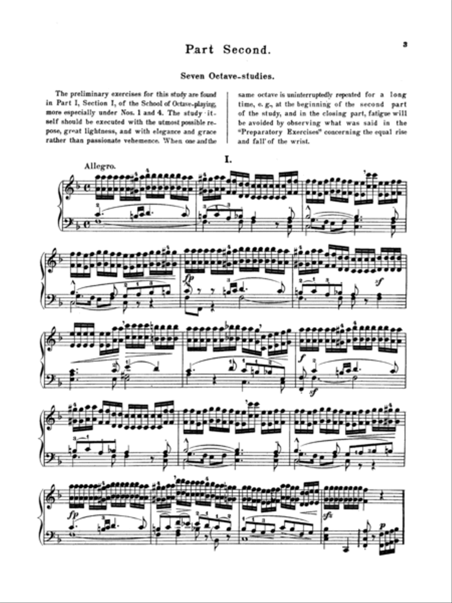 School of Octave Playing, Volume II Piano Method scores gallery preview page 4