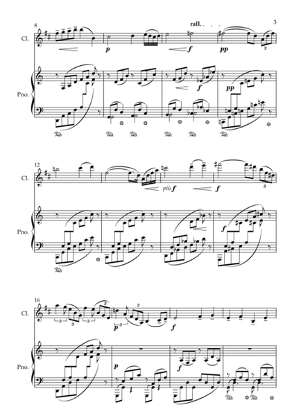 Meditation from Thais arranged for Clarinet in Bb and Piano image number null