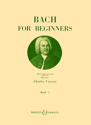 Book cover for Bach for Beginners