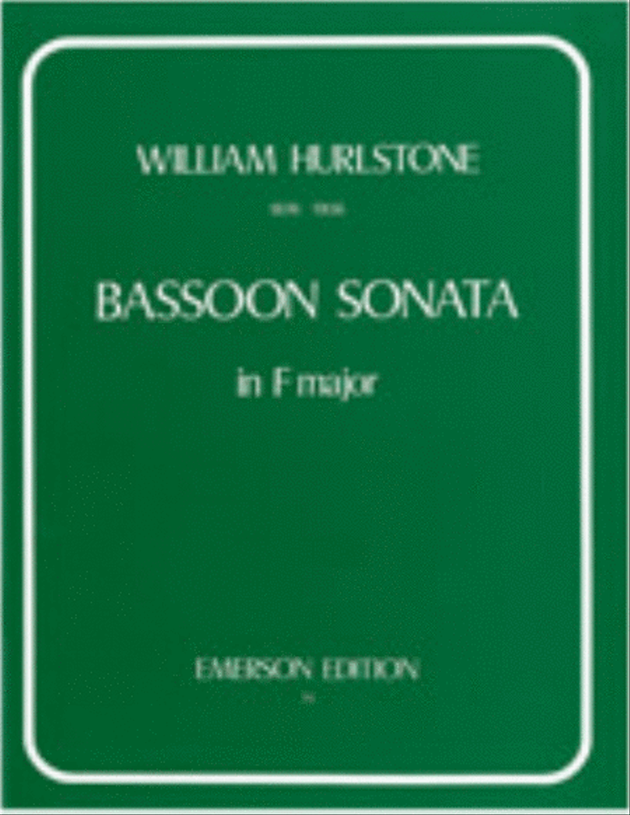 Bassoon Sonata In F Bassoon Sonata In F Chamber Music scores gallery preview page 1