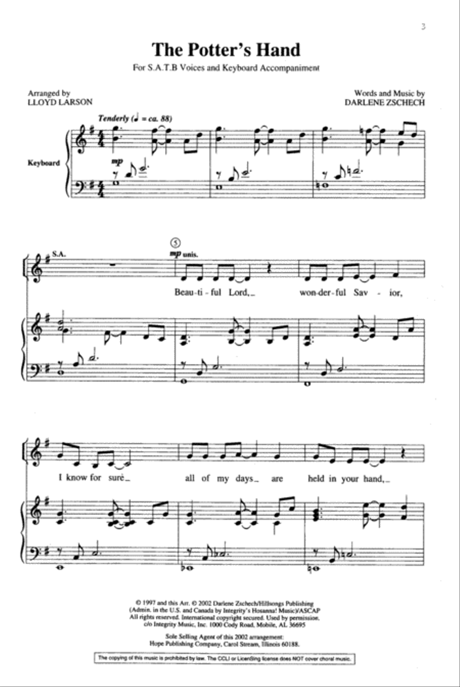 The Potter's Hand The Potter's Hand 4-Part scores gallery preview page 4