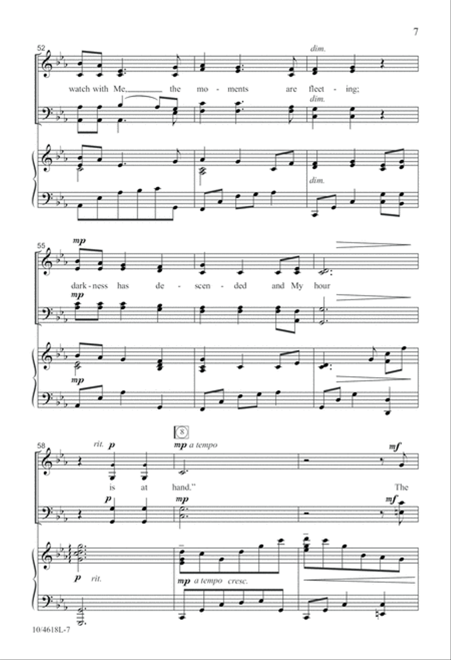 Wait With Me 4-Part scores gallery preview page 8