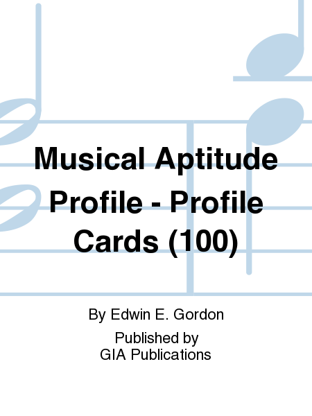 Musical Aptitude Profile - Profile Cards