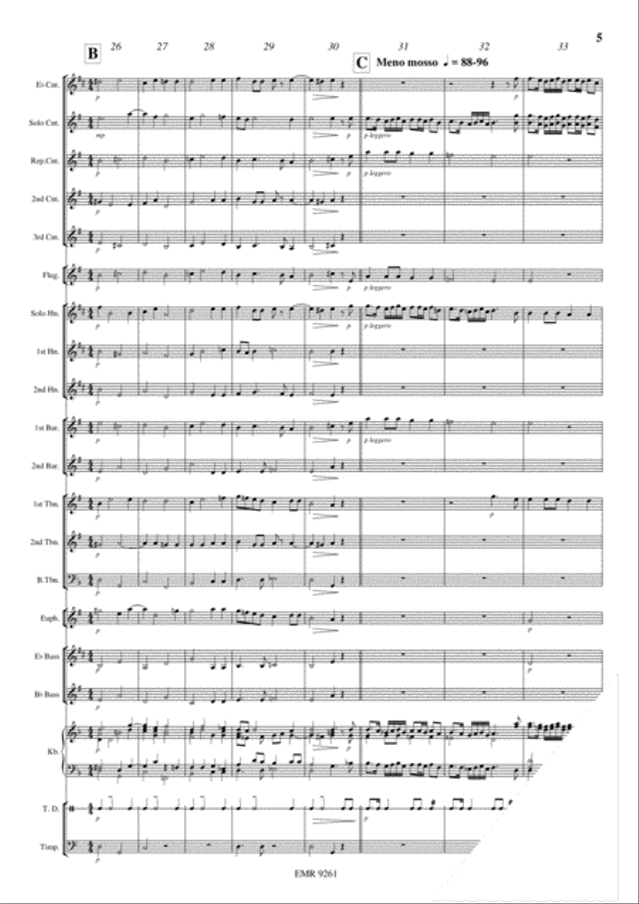 Cantate Domino Cantate Domino Brass Band scores gallery preview page 6