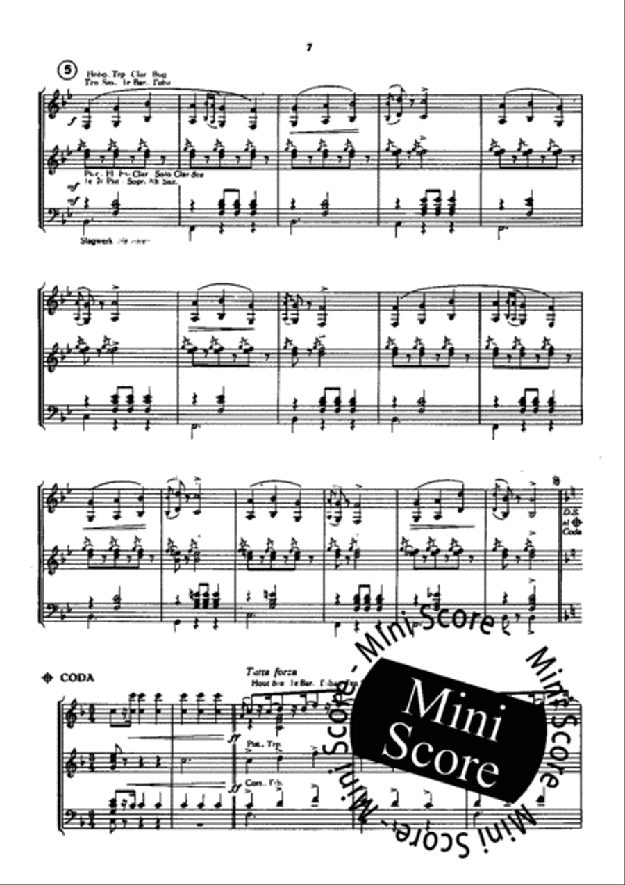 La Czarine La Czarine Fanfare Band scores gallery preview page 9