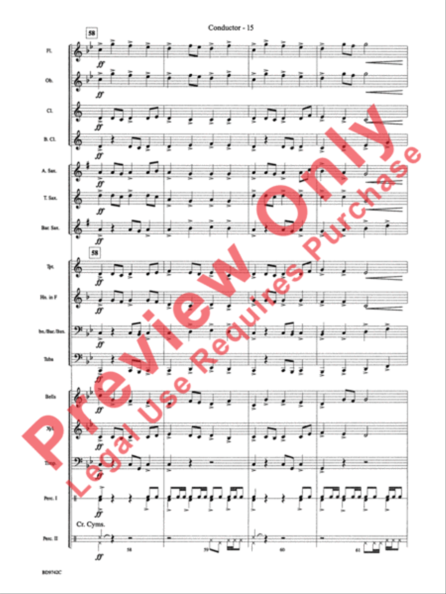 Mystic Legacy Mystic Legacy Concert Band scores gallery preview page 18