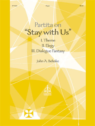 Book cover for Partita on "Stay with Us"
