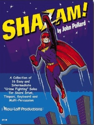 Book cover for Shazam! Book and DVD