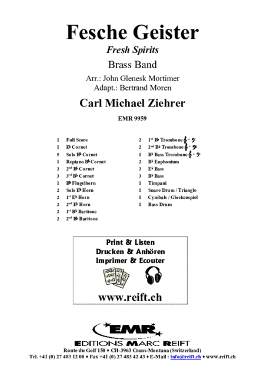 Fesche Geister Brass Band scores gallery preview page 2