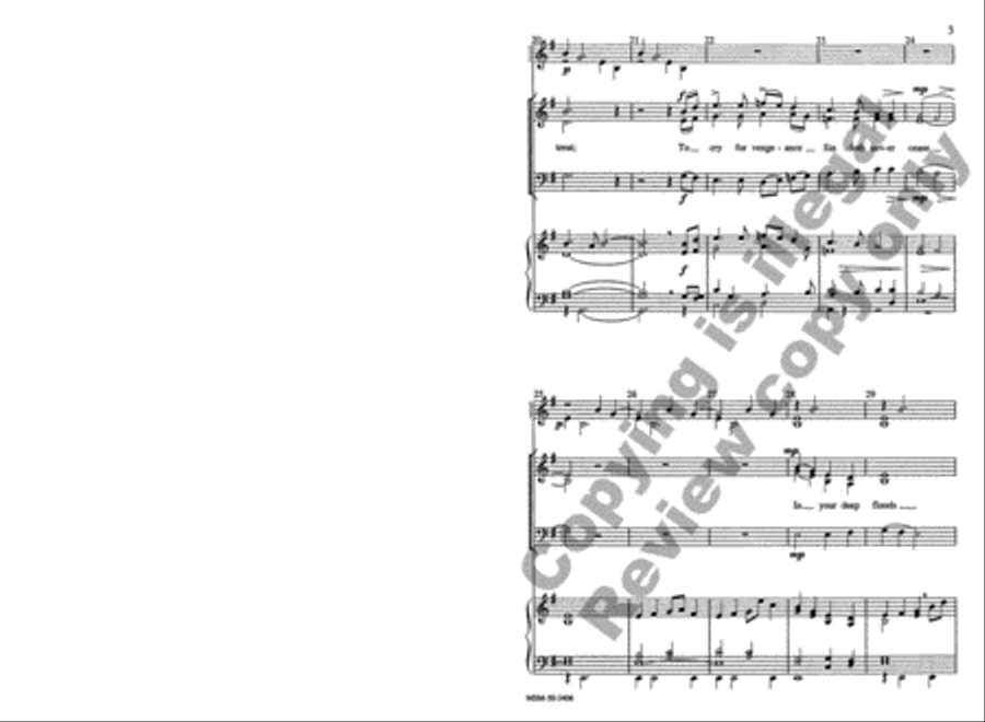 Drop, Drop, Slow Tears 3-Part scores gallery preview page 4