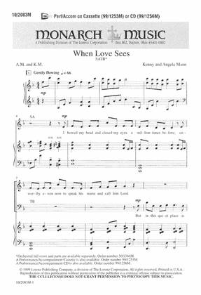 Book cover for When Love Sees