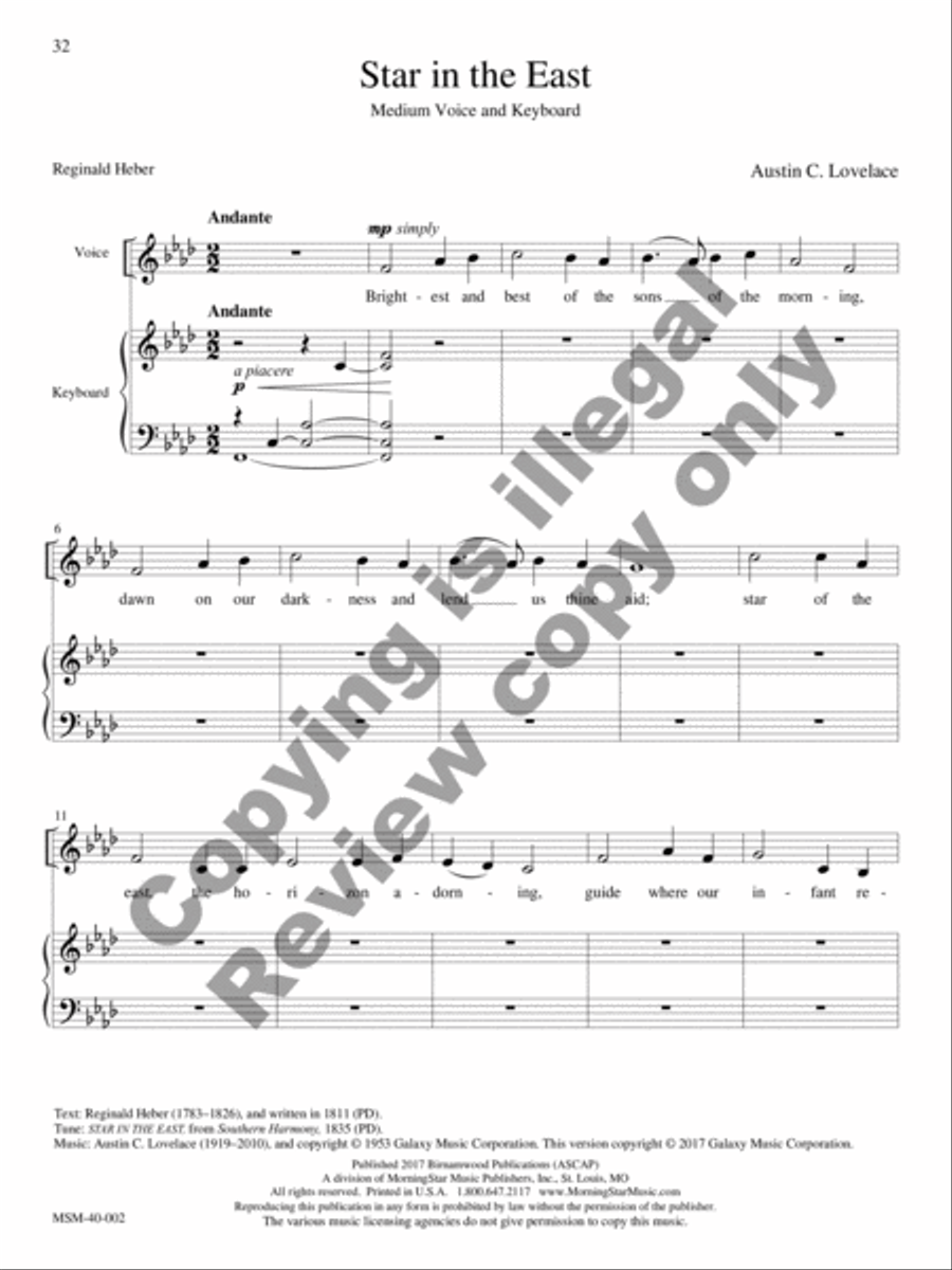 Seasons and Celebrations (Winter) Medium Voice scores gallery preview page 57