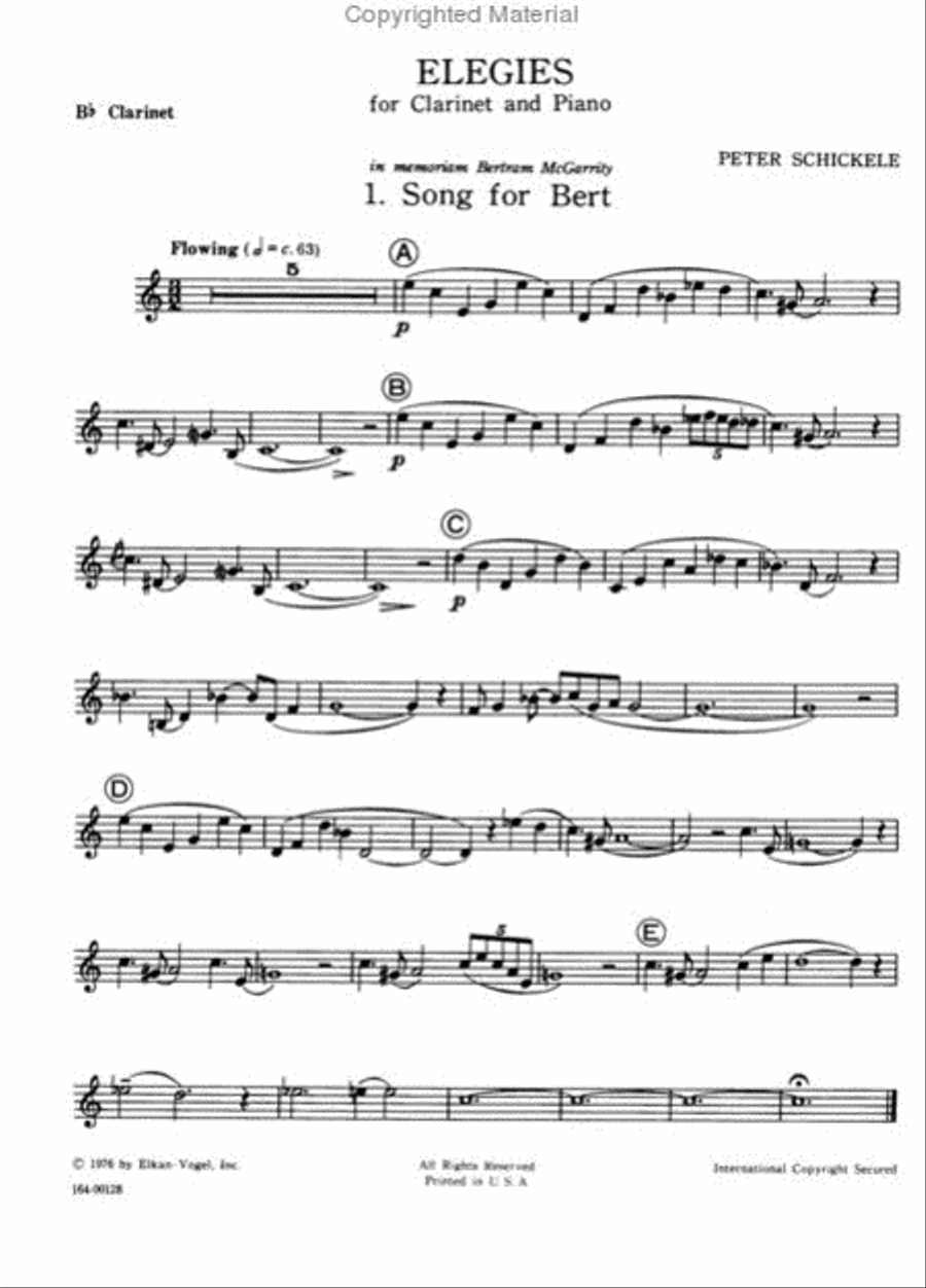 Elegies Chamber Music scores gallery preview page 2