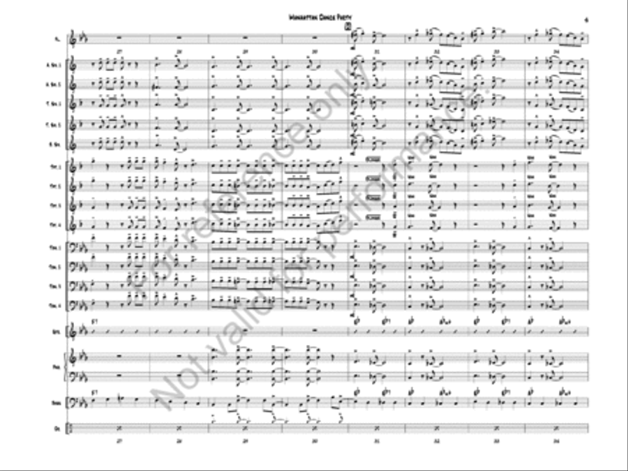 Manhattan Dance Party Jazz Ensemble scores gallery preview page 6