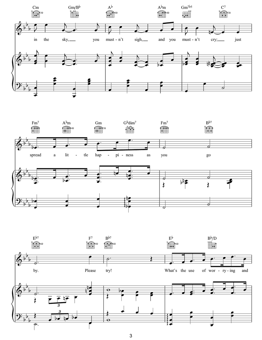 Spread A Little Happiness Guitar scores gallery preview page 3
