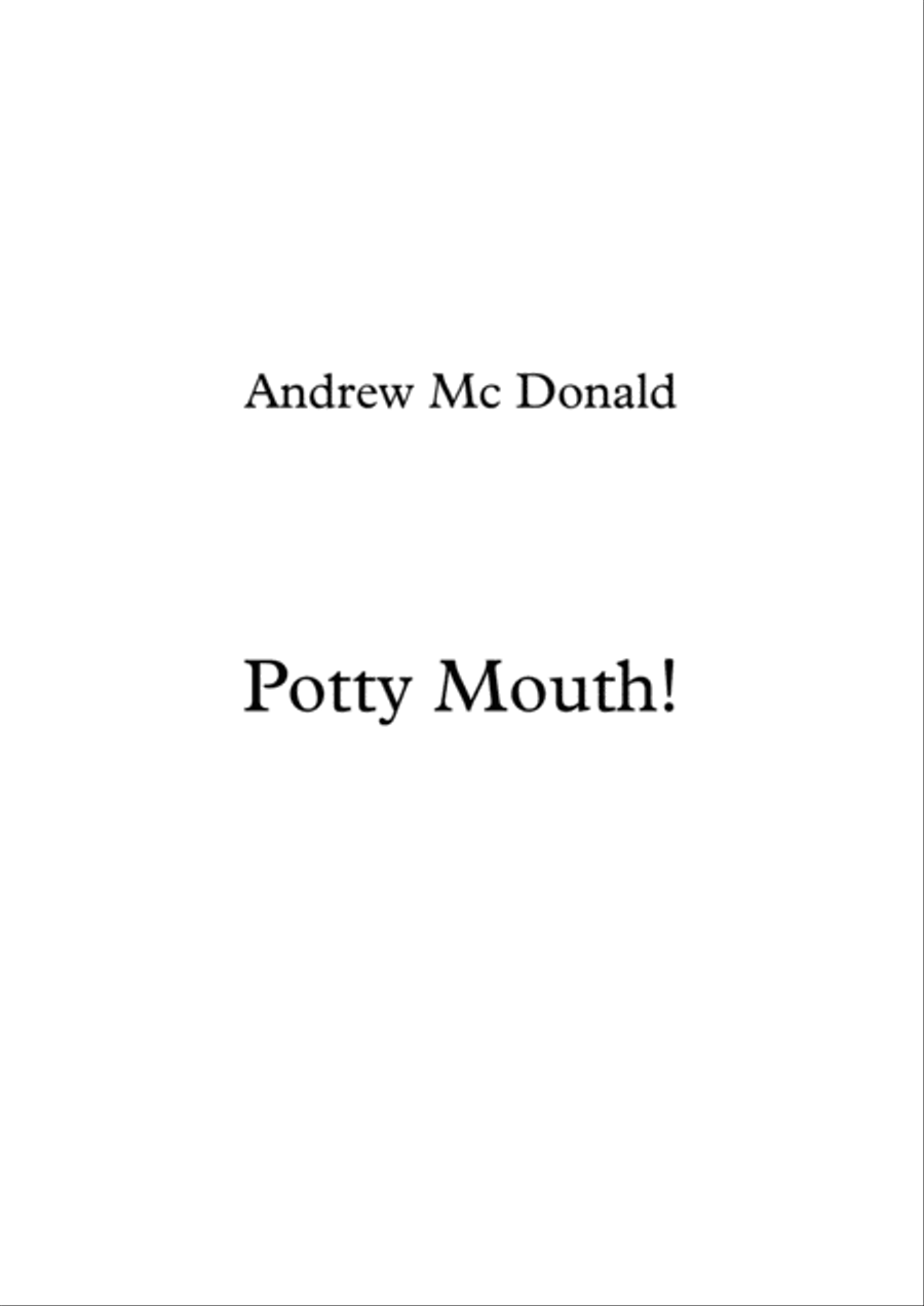 Potty Mouth! Voice scores gallery preview page 1