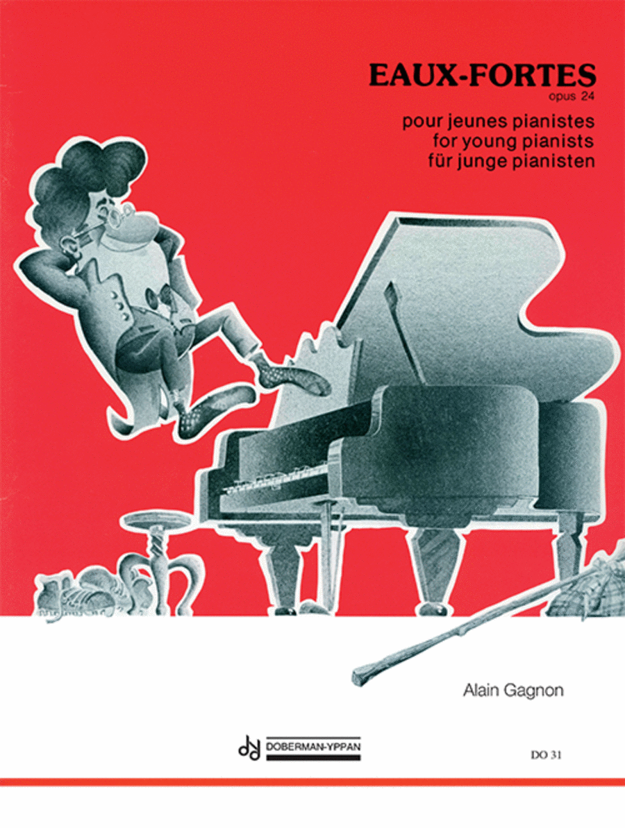 Eaux-Fortes, for young pianists Piano Solo scores gallery preview page 1