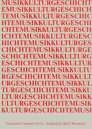 Book cover for Musikkulturgeschichte