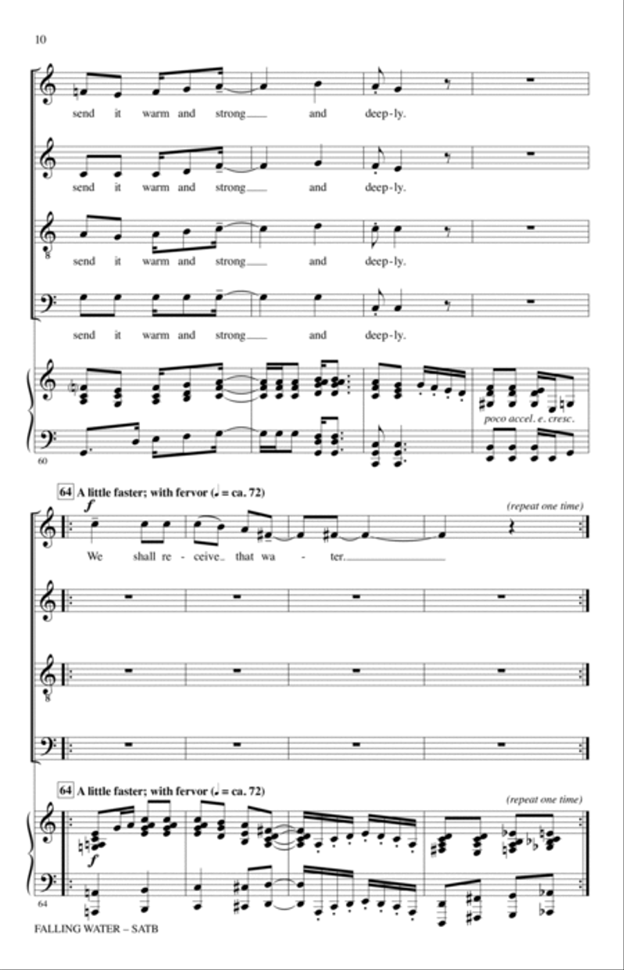 Falling Water 4-Part scores gallery preview page 8