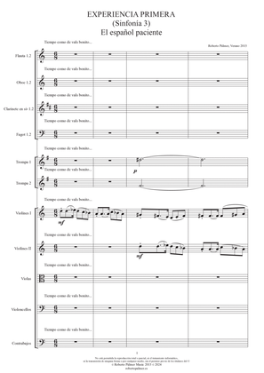 Experiencia Primera (Third Symphony) - Score Only