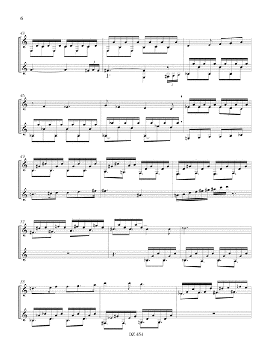 Pentagone - Oblique Classical Guitar scores gallery preview page 6