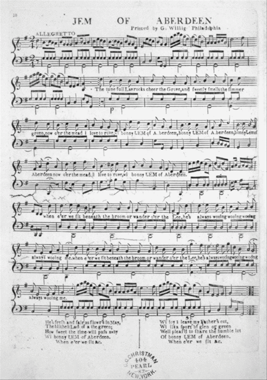 Jem of Aberdeen Voice scores gallery preview page 1