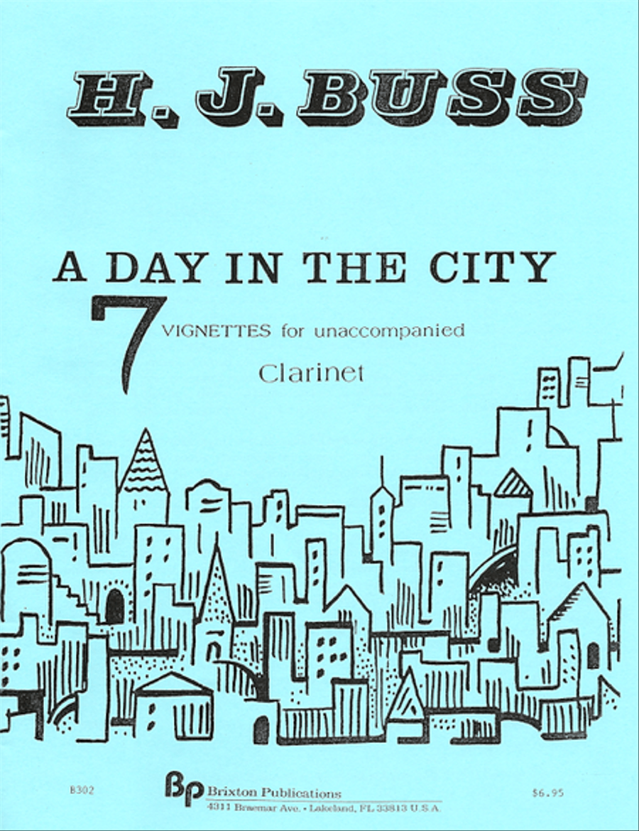 A Day in the City Clarinet Solo scores gallery preview page 1