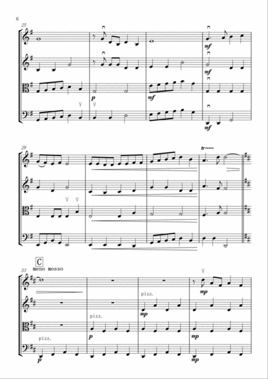 Che Tempo Fa? String Quartet scores gallery preview page 6