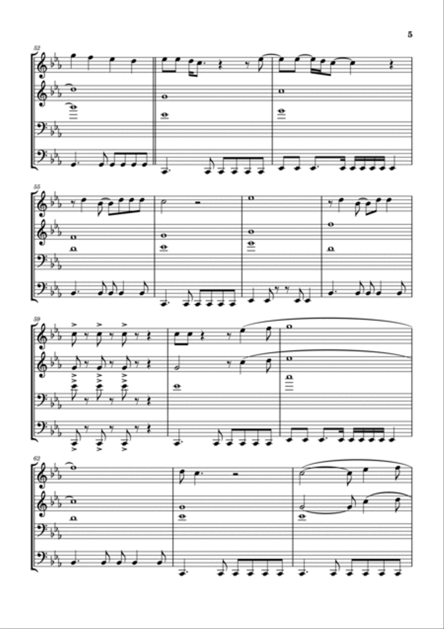 Opportunities (let's Make Lots Of Money) Brass Ensemble scores gallery preview page 6
