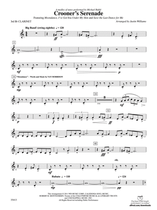 Crooner’s Serenade: 3rd B-flat Clarinet