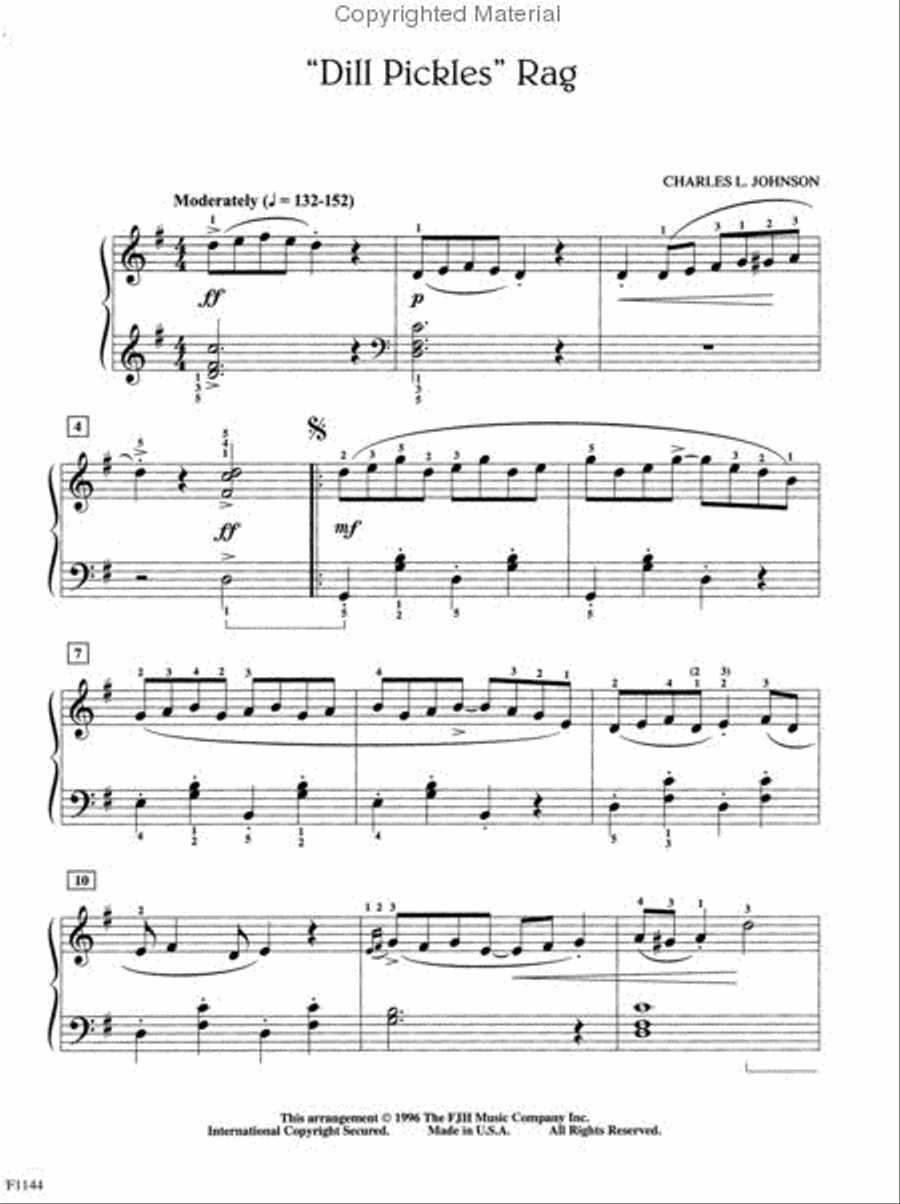 BigTime® Piano Ragtime & Marches Piano Method scores gallery preview page 2