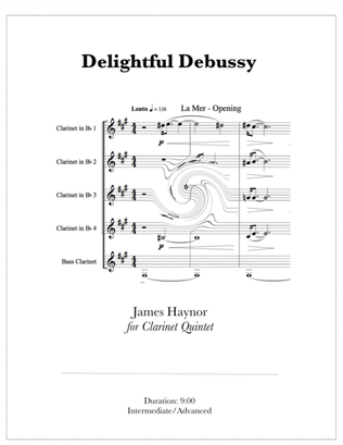 Delightful Debussy for Clarinet Quintet