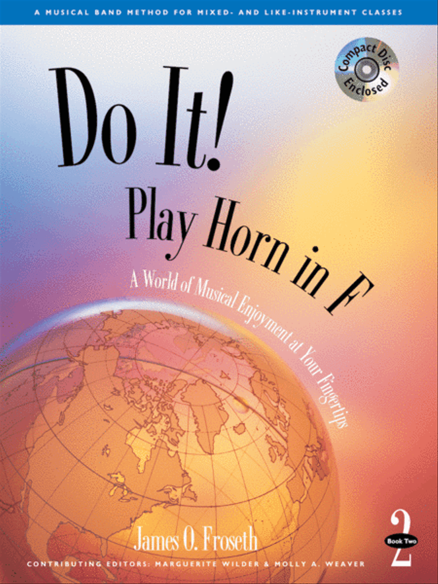 Do It! Play Horn in F - Book 2 with MP3s Concert Band Methods scores gallery preview page 1