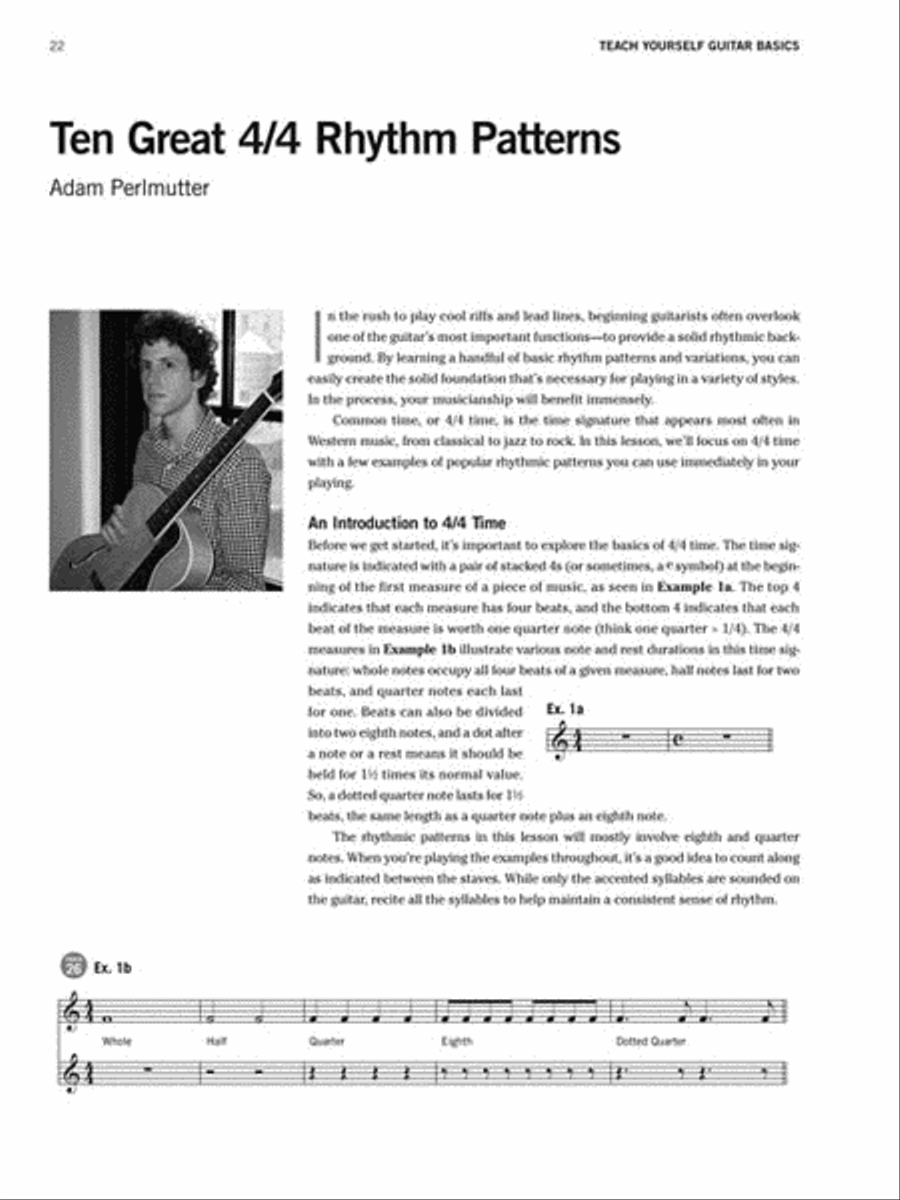 Teach Yourself Guitar Basics Guitar Tablature scores gallery preview page 3